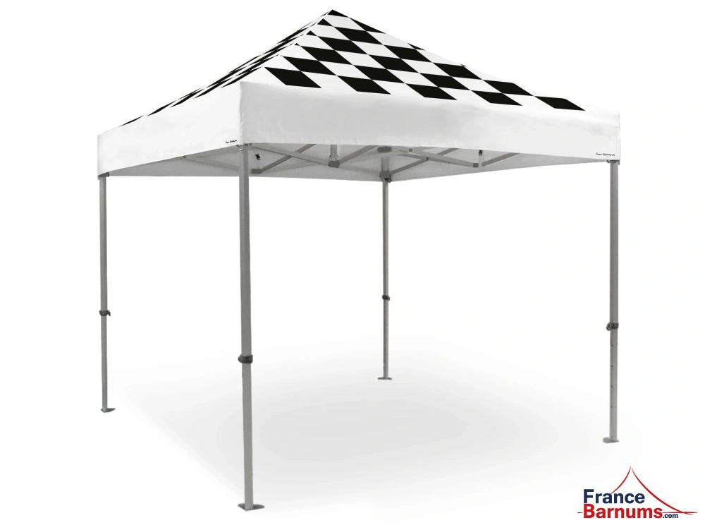 Nouveau barnum racing 3x3 noir sans murs